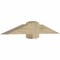 Ekena Millwork Eugene Rough Sawn Timber Gable Bracket, Douglas Fir, 48"W x 8"H x 6"D x 6"F, 4/12 Pitch GBW048X08X0606EUG00RDF - alternate 5